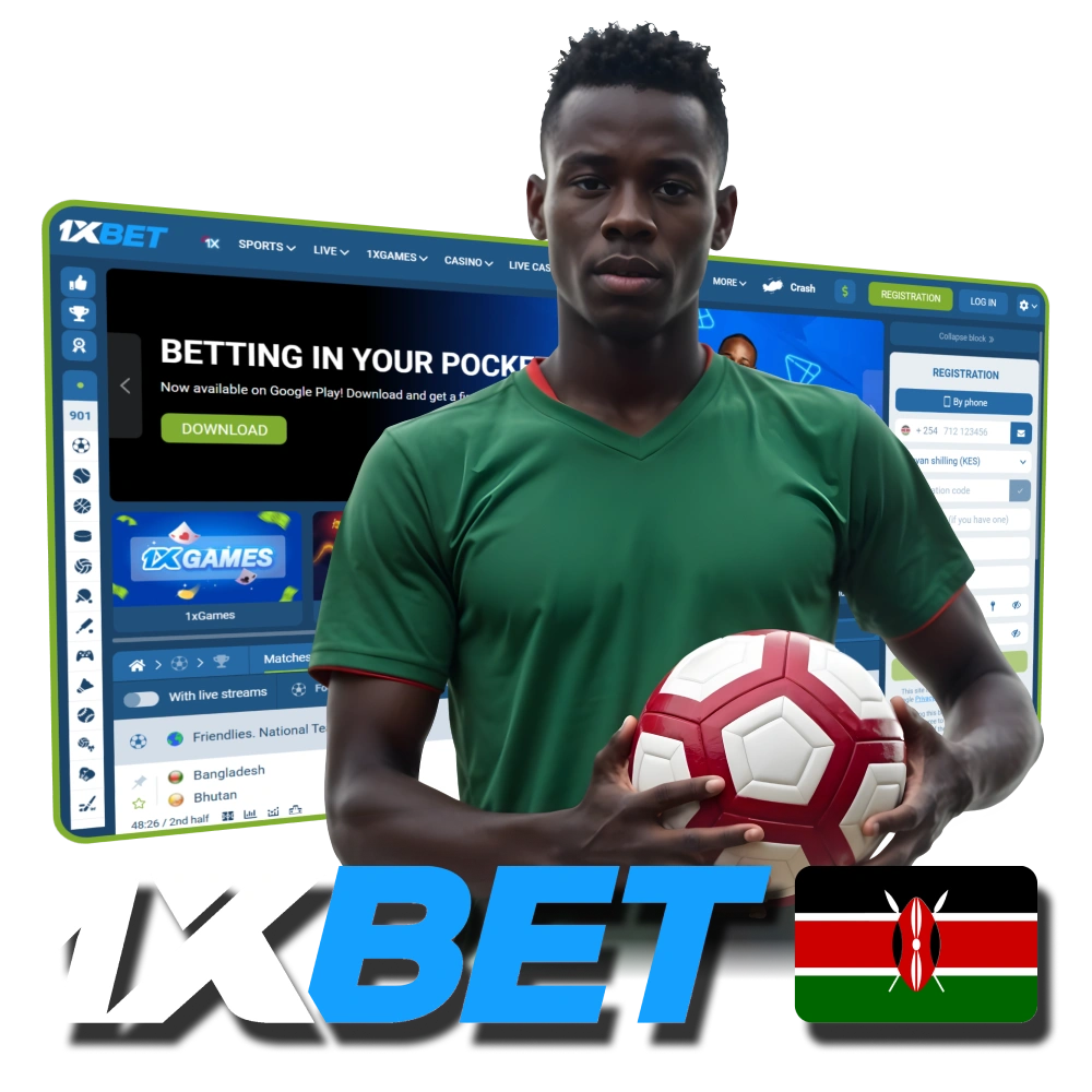 Visit the most popular offical website 1xBet in Kenya.
