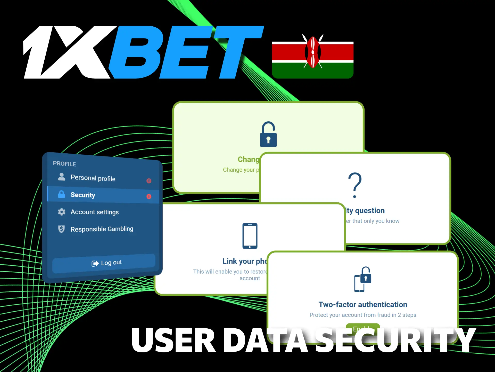 Get your account and transactions protected with 1xBet's data secirity.