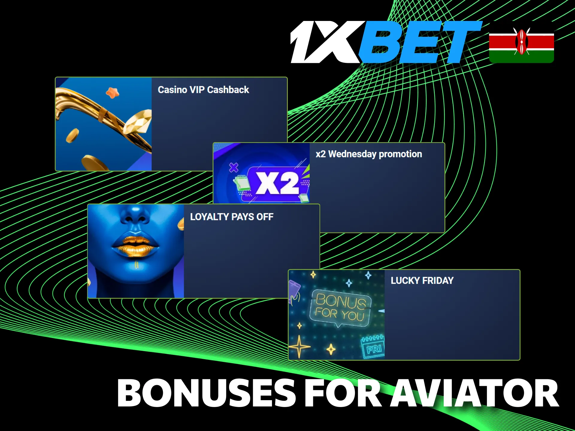 Exclusive bonuses on 1xBet Aviator bring extra rewards in Kenya.