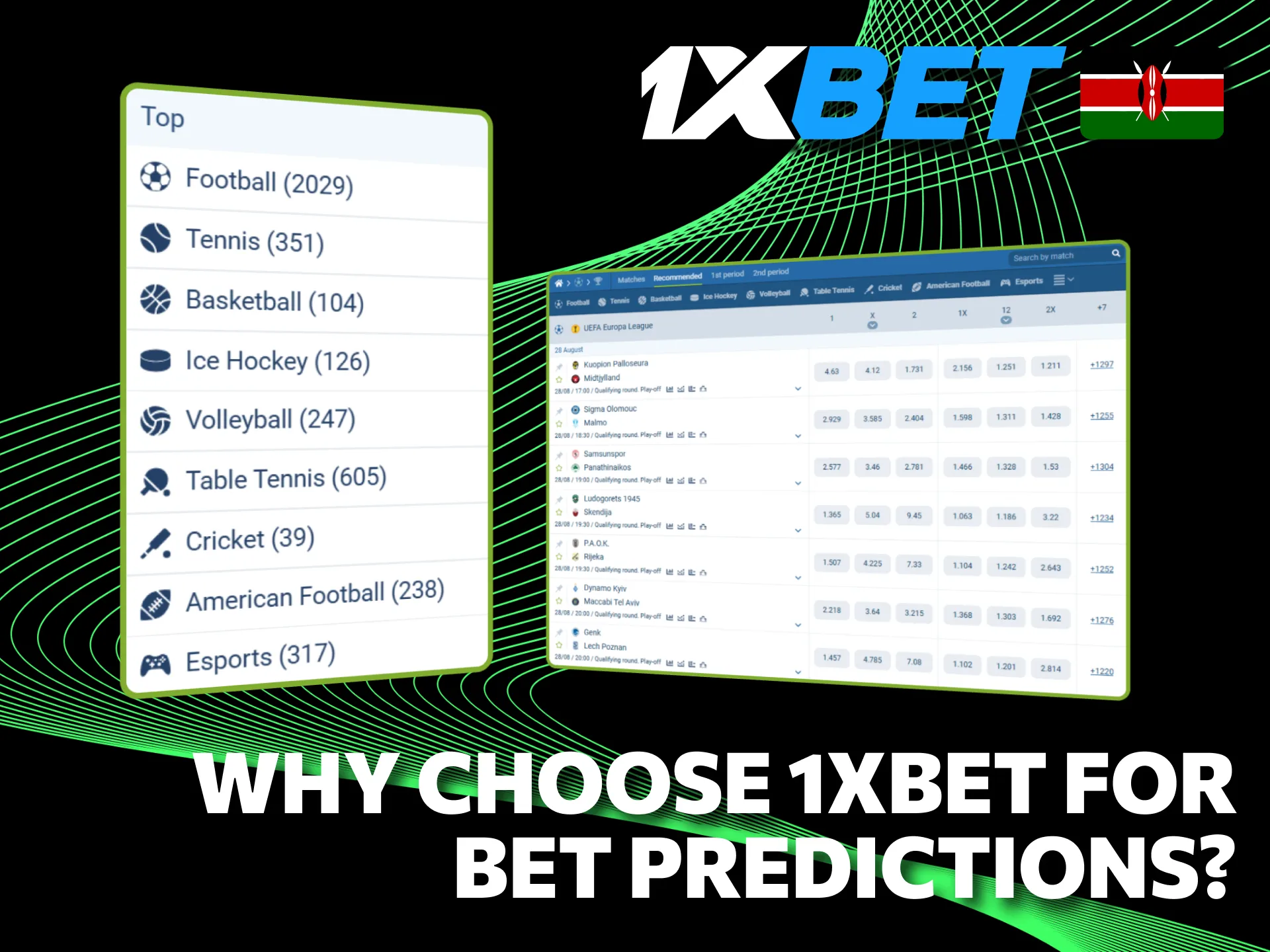 Kenya players trust 1xBet for reliable betting predictions daily.