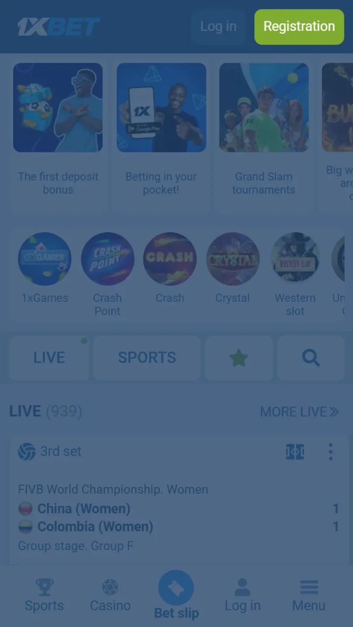 1xBet Kenya promo code access starts directly from the official website.