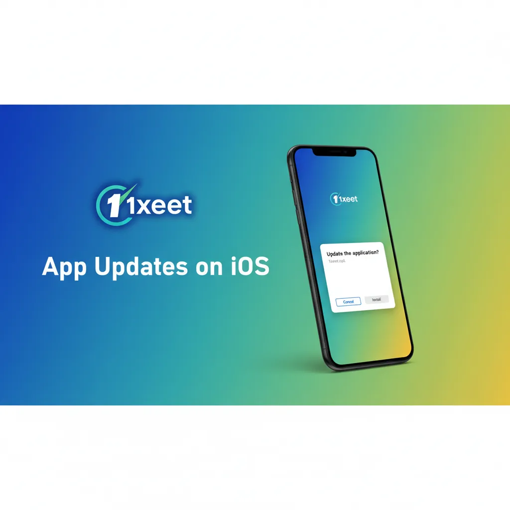 iPhone displaying iOS app auto-updating in background, features and odds refreshing without manual updates.
