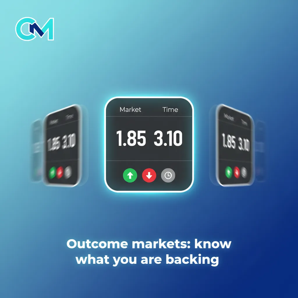 Outcome markets: 1X2, Double Chance, Over/Under, BTTS, Asian Handicap; rules, options, and how bets settle.