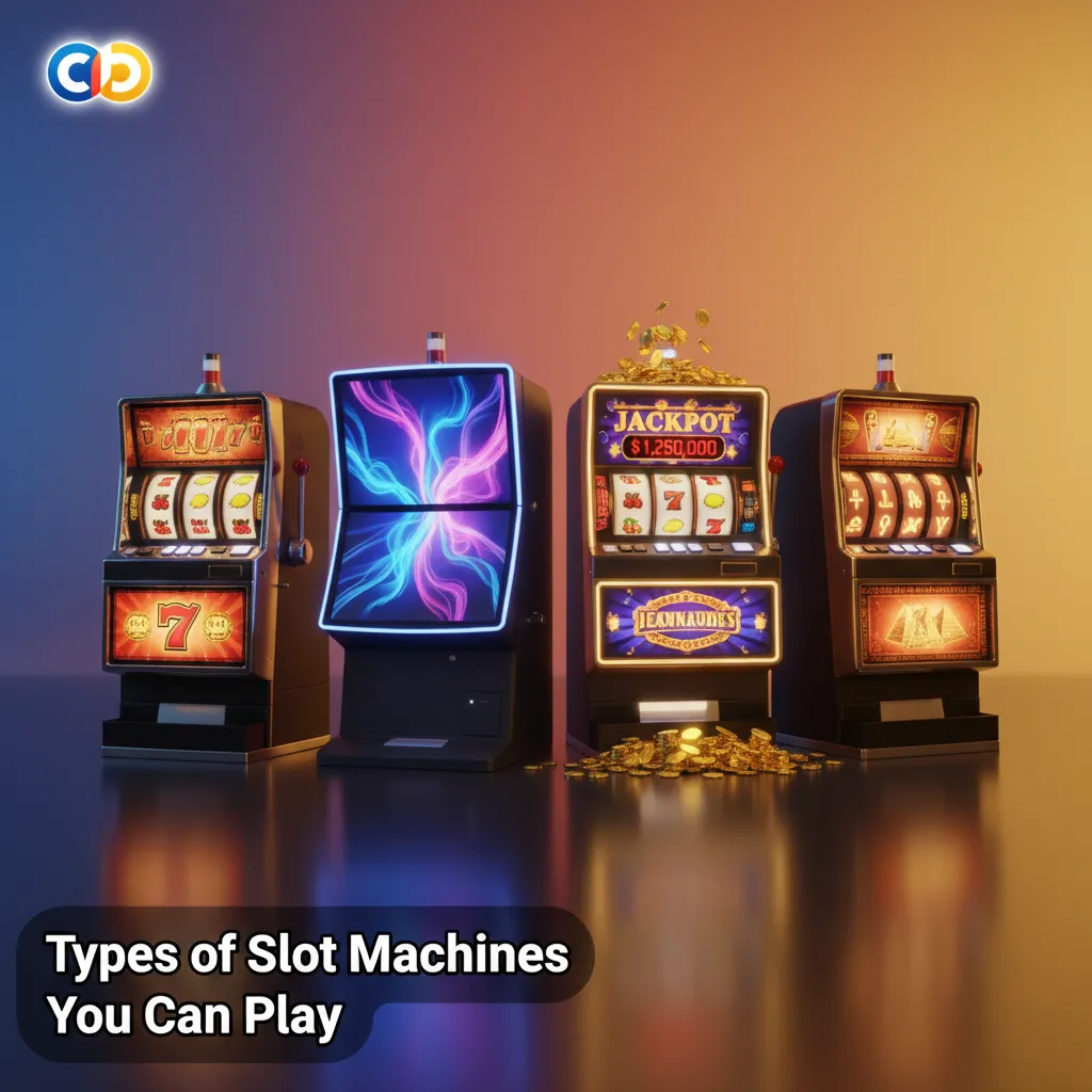 Types of slot machines (5,000+): classic 3-reel, video, Megaways, jackpots, cluster pays, hold & win; demo then real money.