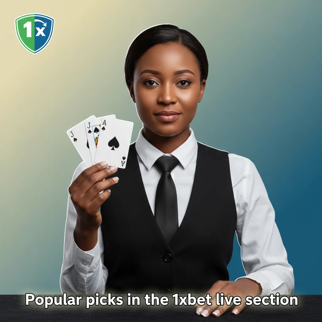 1xBet live picks: collage of Lightning/Mega Roulette, Blackjack, Baccarat, Crazy Time, Andar Bahar with live dealers.