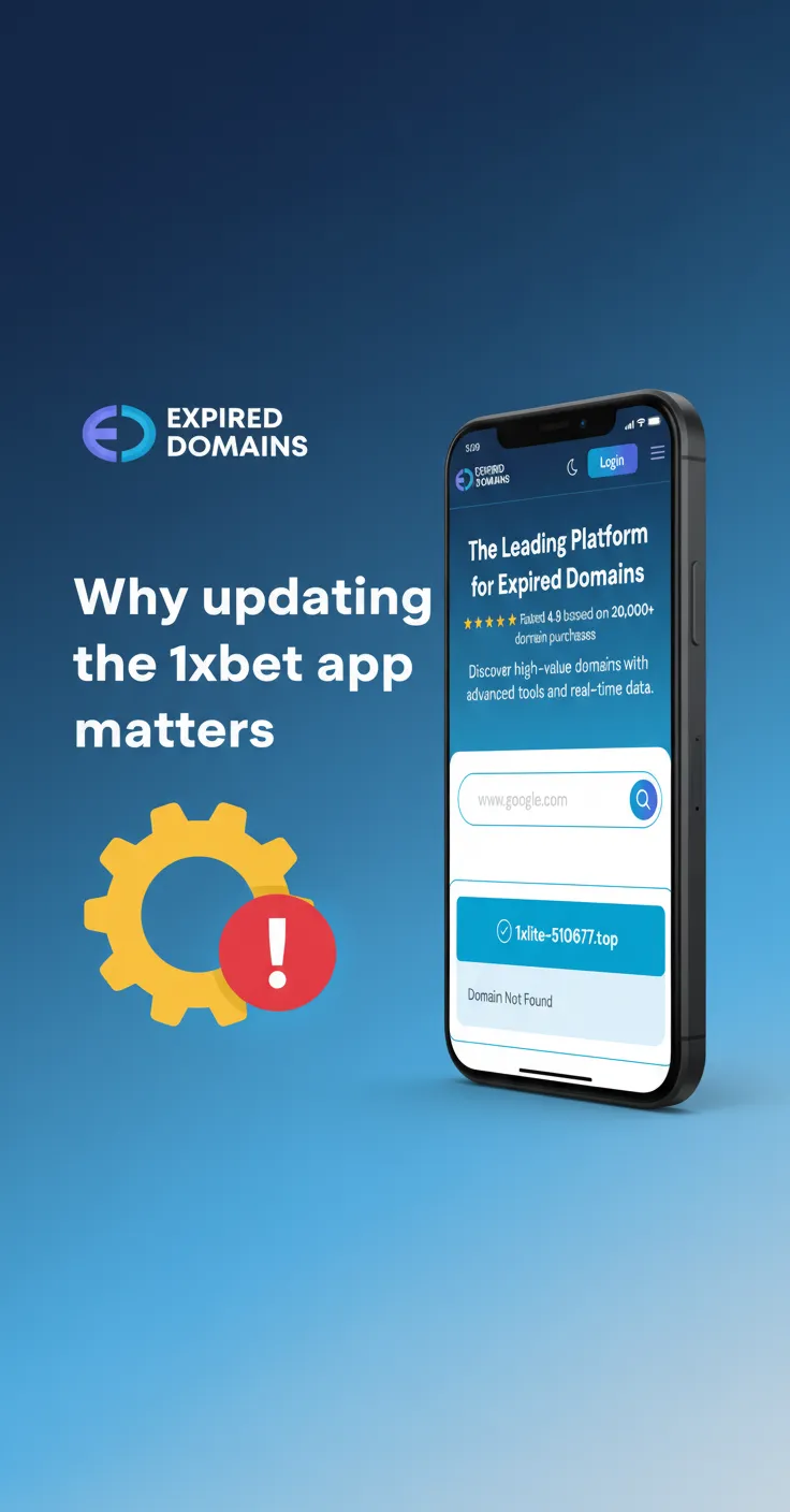 Smartphone showing 1xbet app update prompt highlighting security patches, faster odds, payment fixes, and new features.